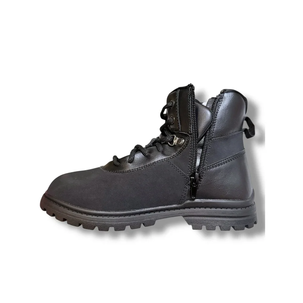 NIB Kenneth Cole New York Little Big Boys Isaac Gabriel Black Lace Up Boots Sz 2